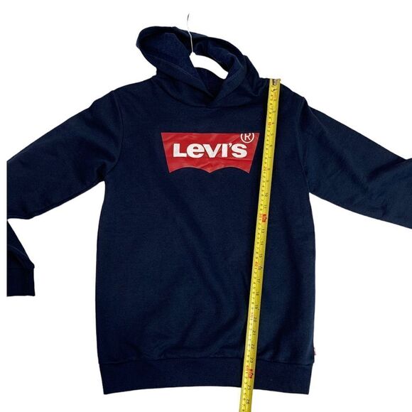 LEVI’S Navy Logo Hoodie - Picture 6 of 8